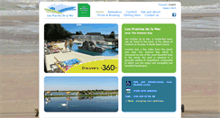 Desktop Screenshot of lesprairiesdelamer.com