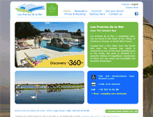 Tablet Screenshot of lesprairiesdelamer.fr